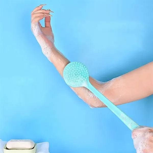 Long Handled Silicone Bath Scrub Brush