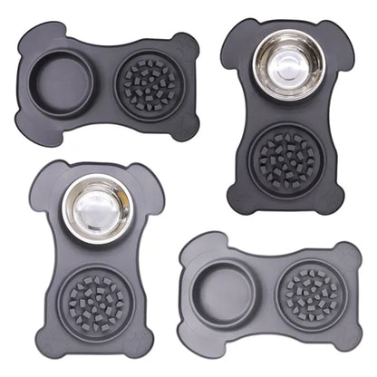 Non Skid Silicone Dog Bowl