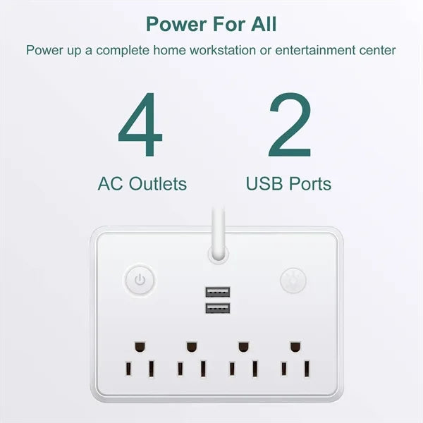 USB Charging Power Strip Light