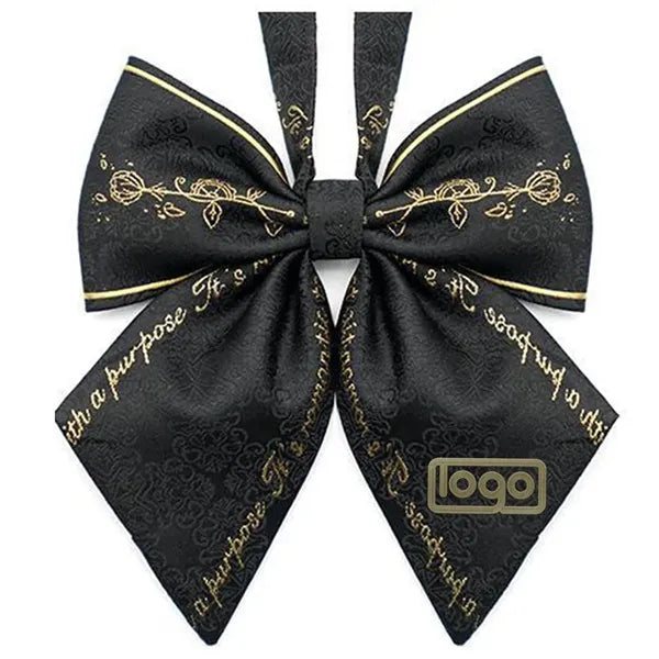 Gothic Rose Bow Tie