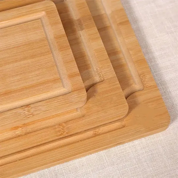 3-Piece Bamboo Cutting Board Set