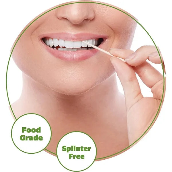 800pcs Bamboo Wooden Toothpicks