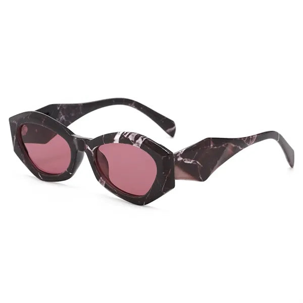 Vintage Oval UV Protected Cat Eye Sunglasses