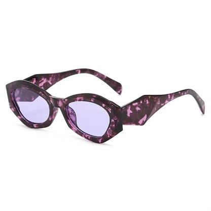Vintage Oval UV Protected Cat Eye Sunglasses