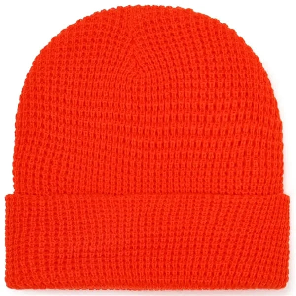 Custom Waffle Cuffed Beanies