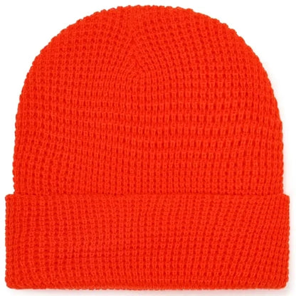 Custom Waffle Cuffed Beanies