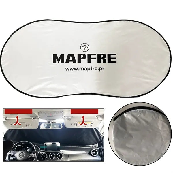 Foldable Single-Panel Automatic Sunshade with Storage Bag