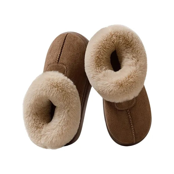 Winter Women Anti Slip Plush Fleece Slipper