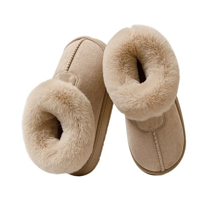 Winter Women Anti Slip Plush Fleece Slipper