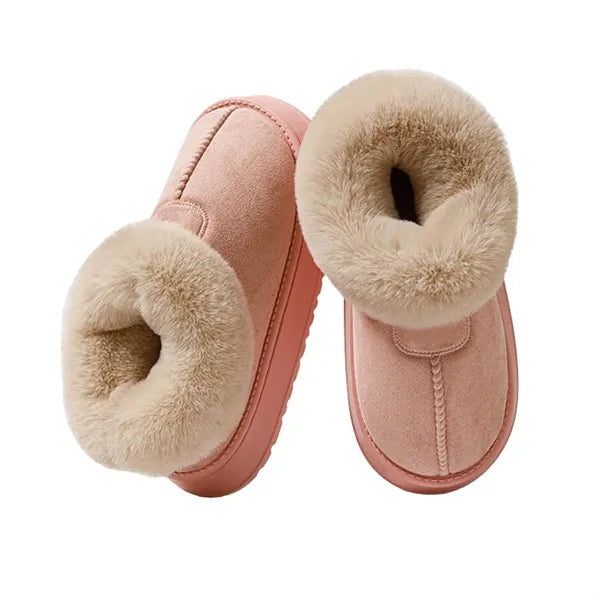 Winter Women Anti Slip Plush Fleece Slipper