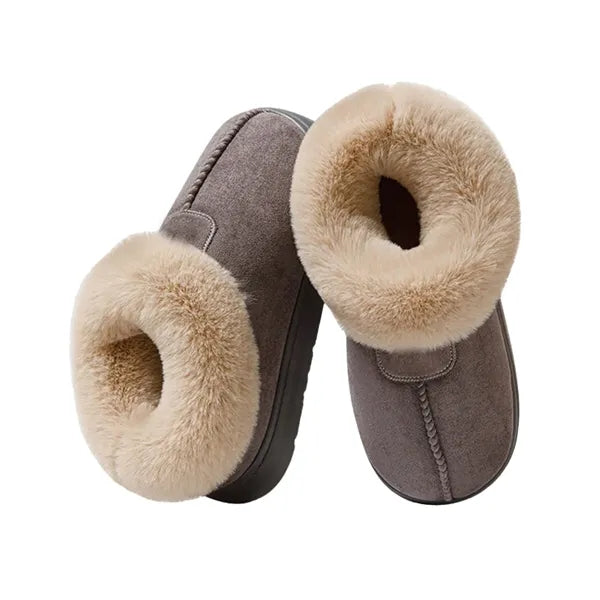 Winter Women Anti Slip Plush Fleece Slipper