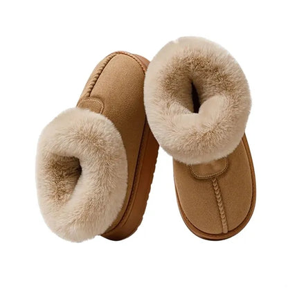 Winter Women Anti Slip Plush Fleece Slipper