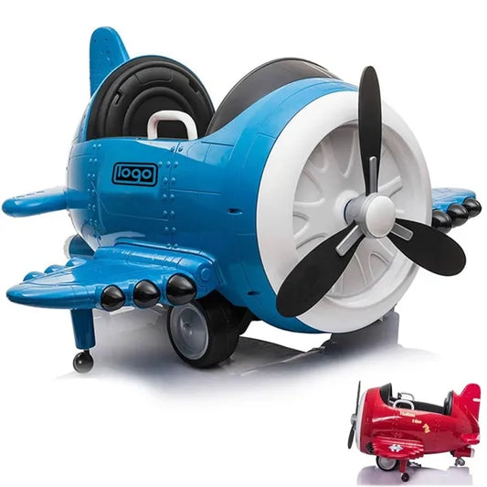 Kids Electric Ride-On Airplane Car Remote Control Toy