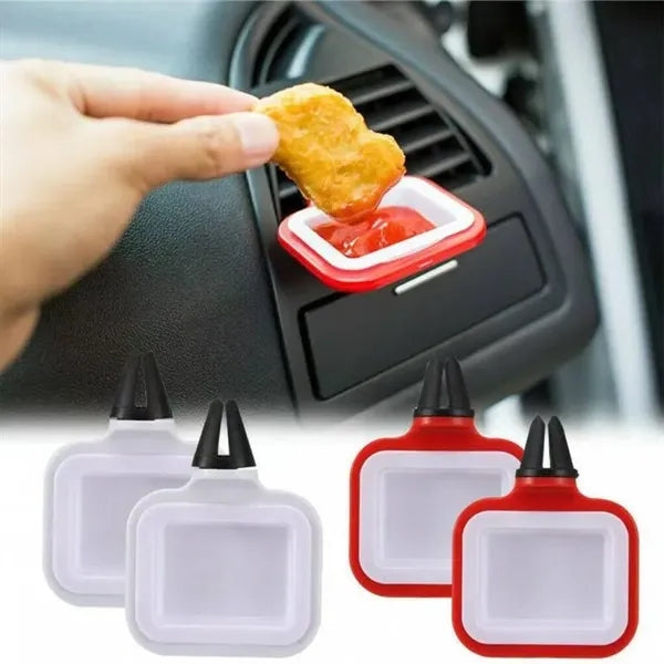 Universal Car Vent Sauce Holder Clip