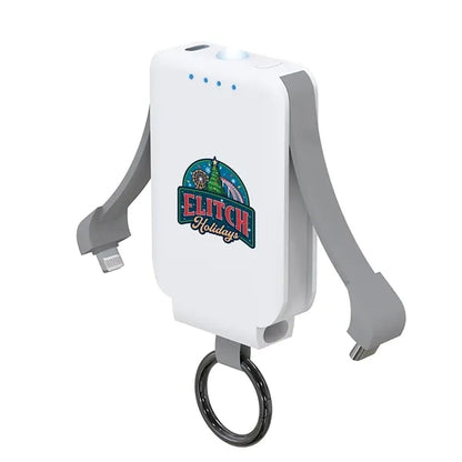 Keychain Power Bank with Flashlight
