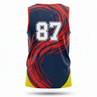 Full Color 180G Jersey Style Unisex Tank Top