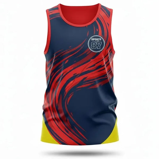 Full Color 180G Jersey Style Unisex Tank Top