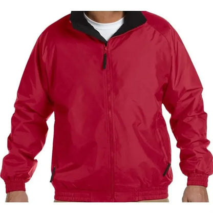 Harriton Fleece-Lined Nylon Jacket