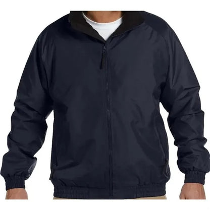 Harriton Fleece-Lined Nylon Jacket