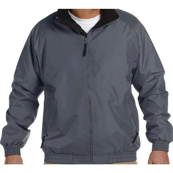 Harriton Fleece-Lined Nylon Jacket