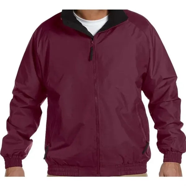 Harriton Fleece-Lined Nylon Jacket