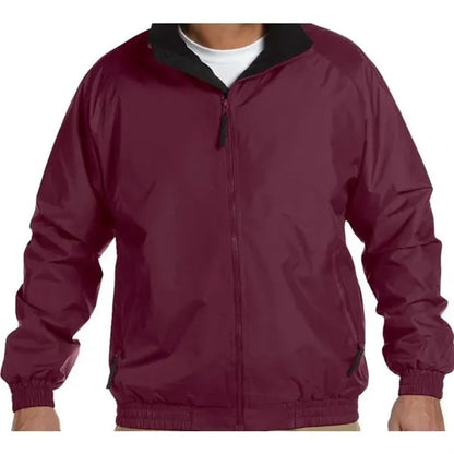Harriton Fleece-Lined Nylon Jacket