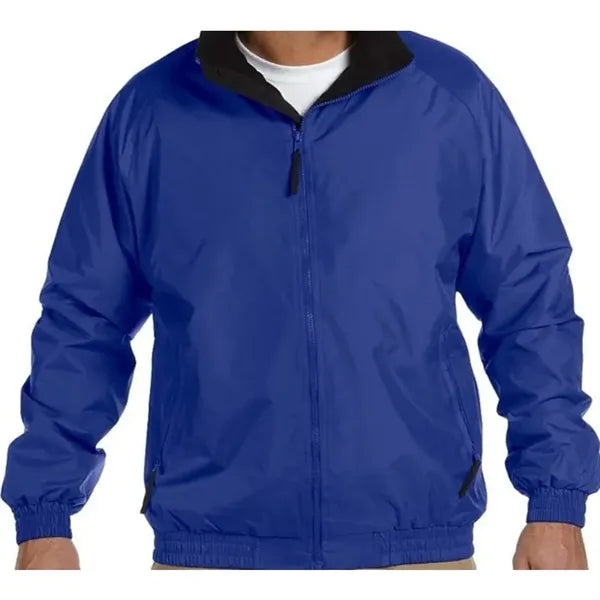 Harriton Fleece-Lined Nylon Jacket