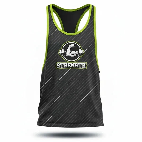 Sublimated 150G Interlock Racerback Tank Top (Unisex)