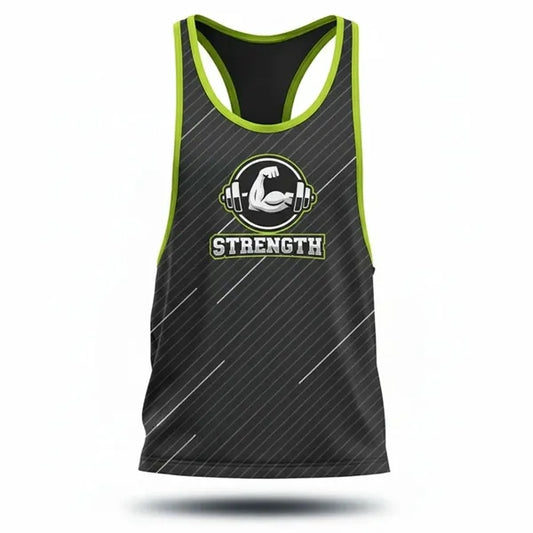 Sublimated 150G Interlock Racerback Tank Top (Unisex)