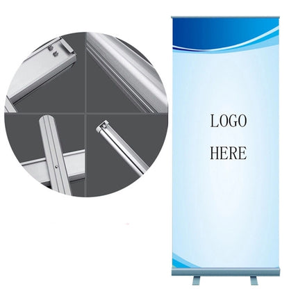 Econo Roll Retractable Banner Stand w/ Graphic  80" H