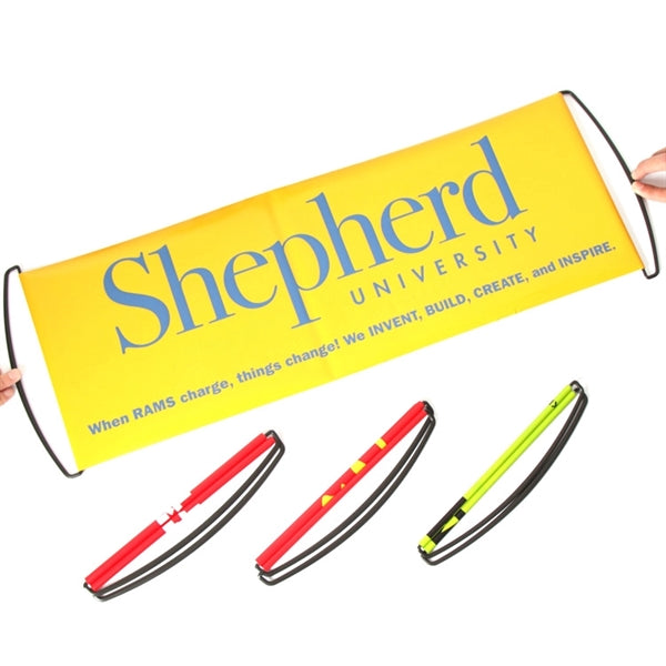 Retractable Hand Held Roller Banner