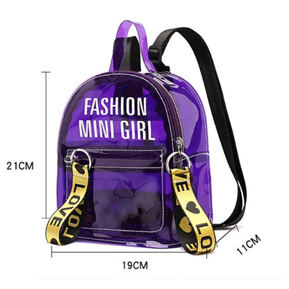 Mini PVC Backpack