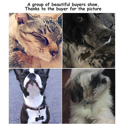 Bone  Pet ID Tag