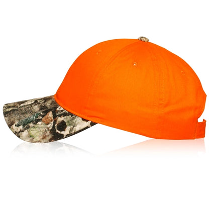 Cotton Twill Cap with Camouflage Visor