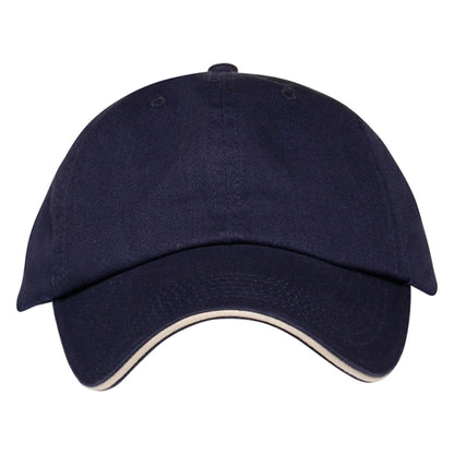 Sandwich Visor Washed Cotton Twill Cap