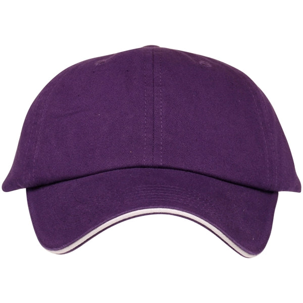 Sandwich Visor Washed Cotton Twill Cap