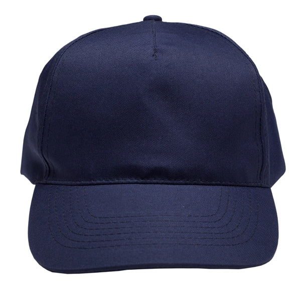 5 Panel Polyester Baseball Caps with Velcro Closure
