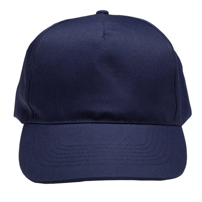 5 Panel Polyester Baseball Caps with Velcro Closure