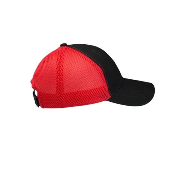 Two Tone Baseball Cap with Mesh Back