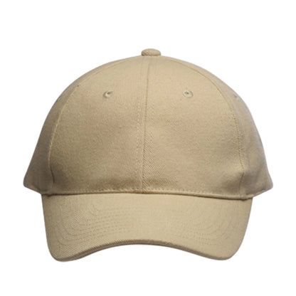 Brushed Cotton Constructed Baseball Cap with Buckle adjuster
