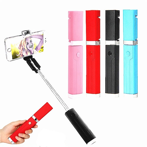 Mini Lipstick Wired Selfie Stick