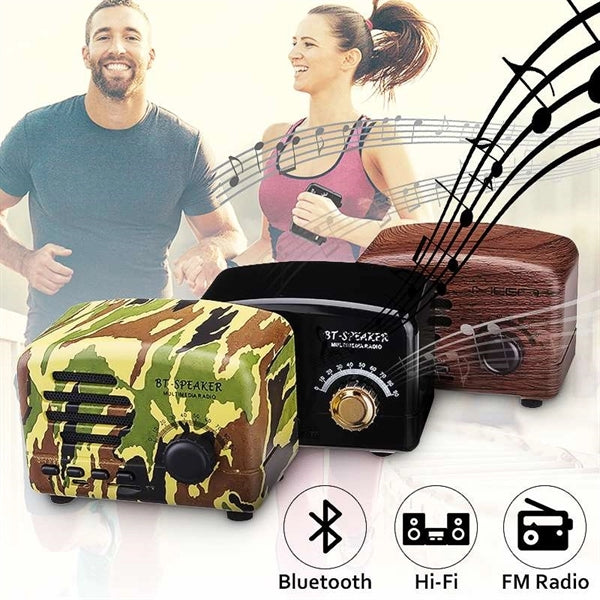 Mini Retro Wireless Bluetooth Speaker