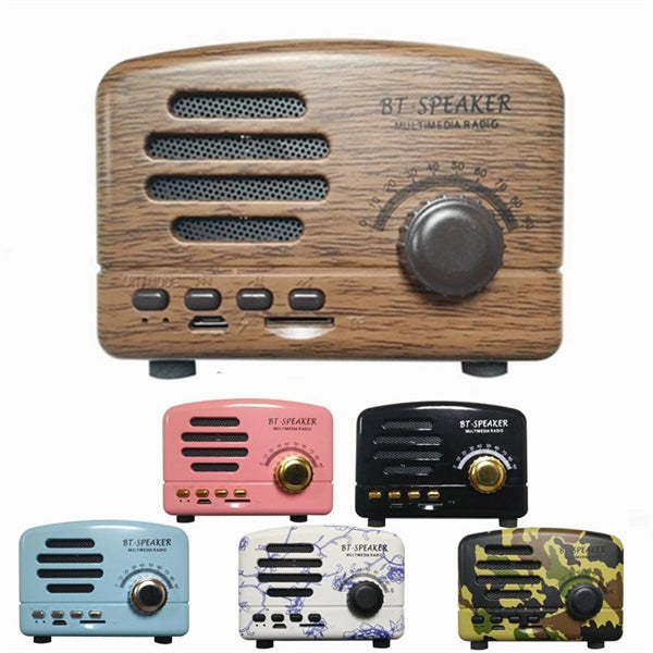 Mini Retro Wireless Bluetooth Speaker