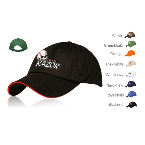 Sandwich Visor Washed Cotton Twill Cap
