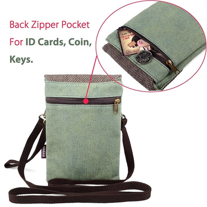 Women's Canvas Cross-body Casual Shoulder Bag