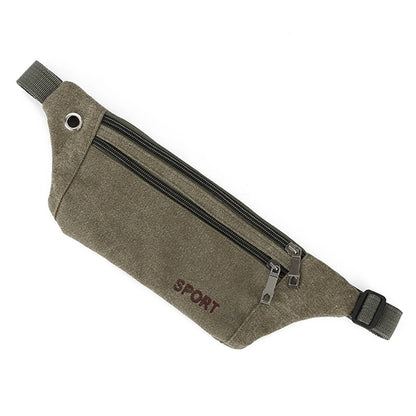 canvas sports waist bag