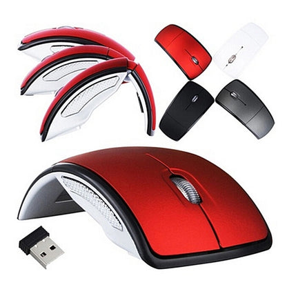 2.4GHz USB Folding Wireless Optical Mouse