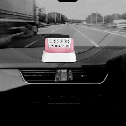 Car Temporary Parking Card