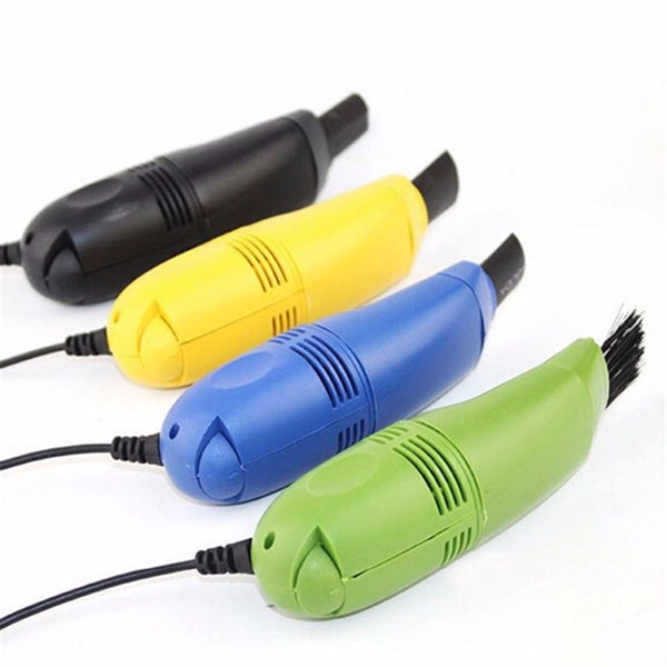 Mini USB Keyboard Vacuum Dust Cleaner Brush