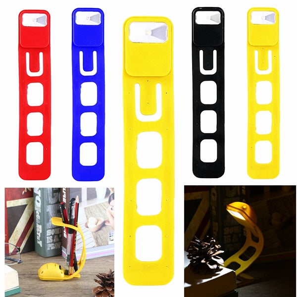 LED Bookmark Reading Light Pen Phone Holder